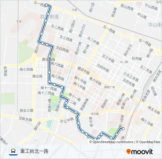278路 Bus Line Map