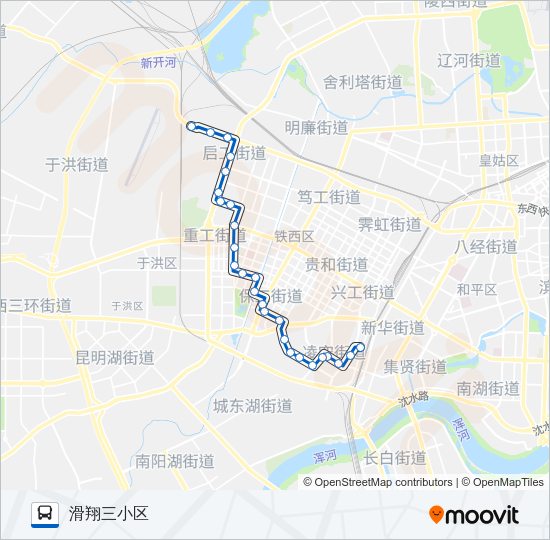 公交278路的线路图