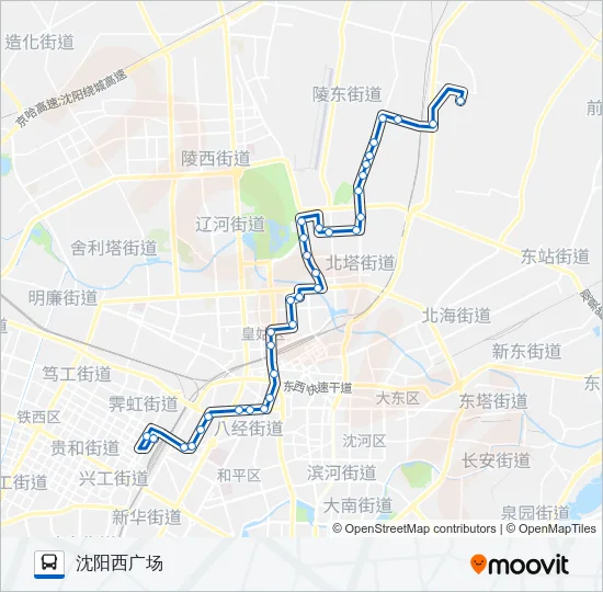 281路 Bus Line Map