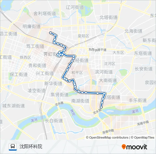 282路 Bus Line Map