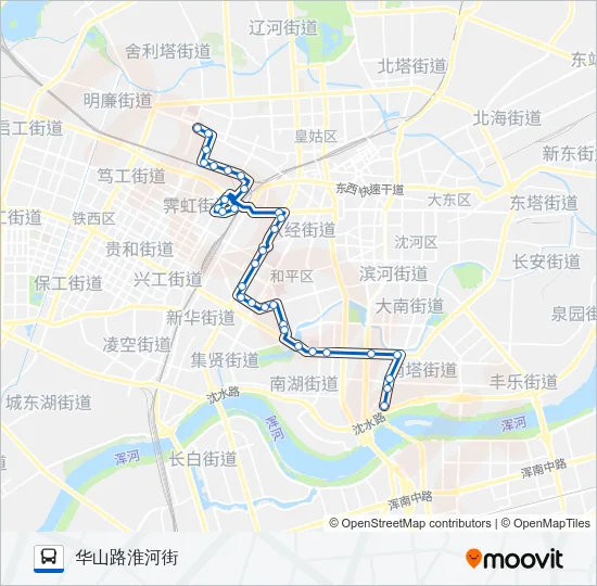 282路 Bus Line Map