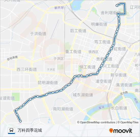 283路 Bus Line Map