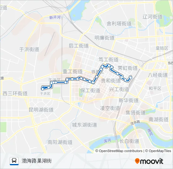 284路 Bus Line Map