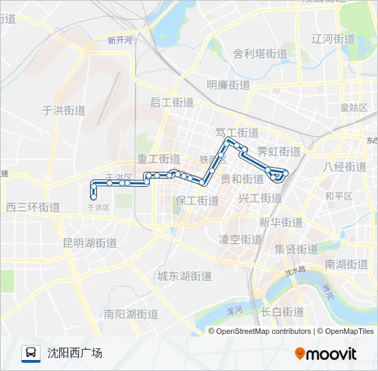284路 Bus Line Map