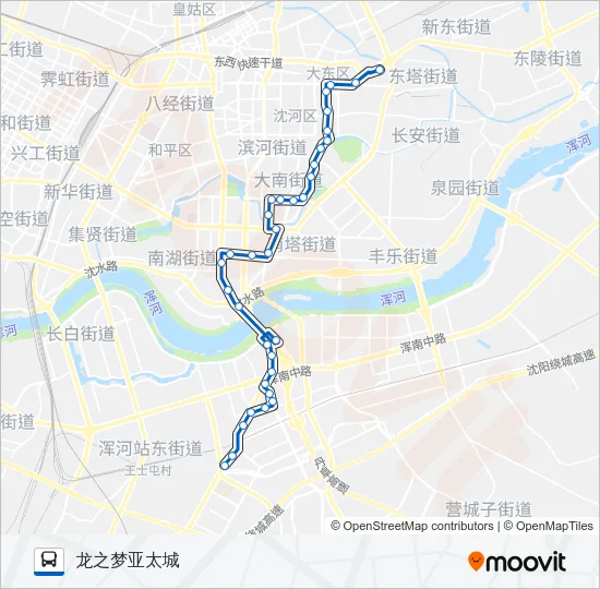 286路 Bus Line Map