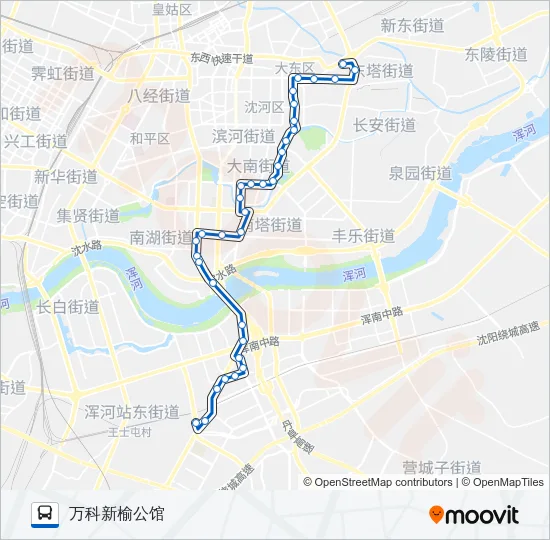 286路 Bus Line Map
