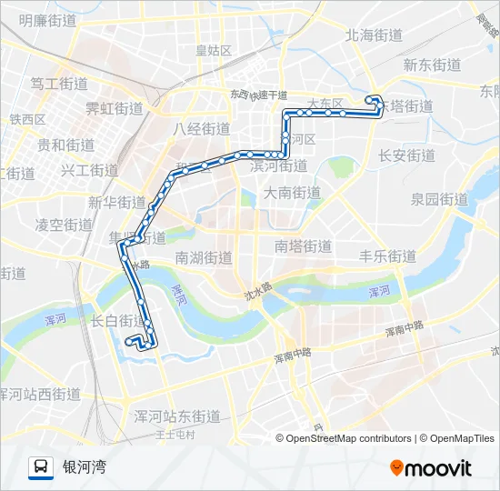 287路 Bus Line Map