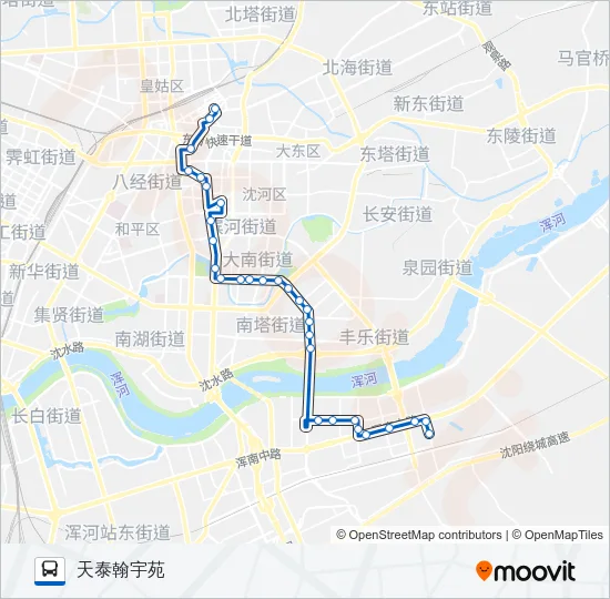 291路 Bus Line Map