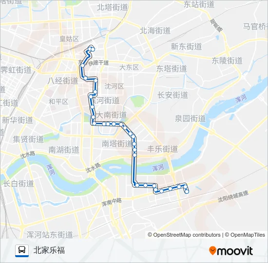 291路 Bus Line Map
