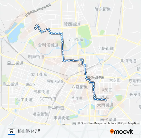 293路 Bus Line Map