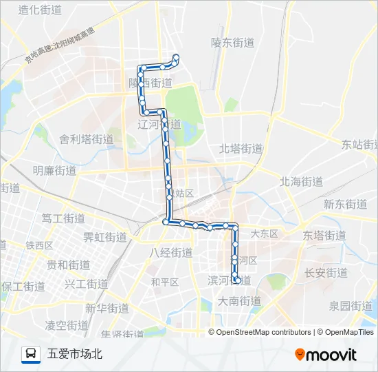 294路 Bus Line Map