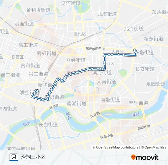 296路 Bus Line Map