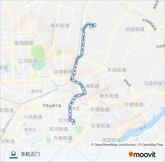 公交298路的线路图