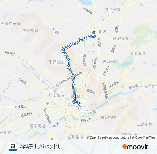 326路 Bus Line Map