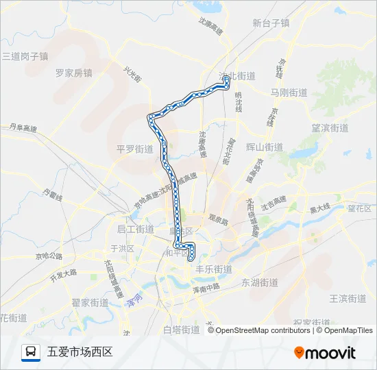 326路 Bus Line Map