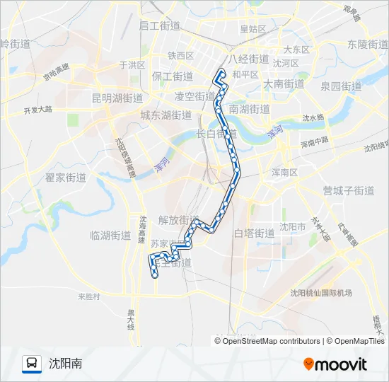 327路 Bus Line Map