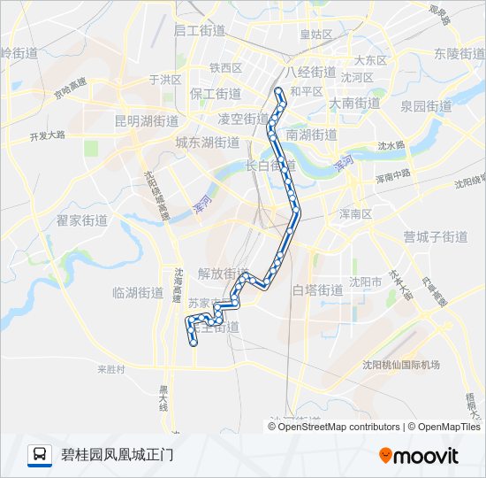 327路 bus Line Map