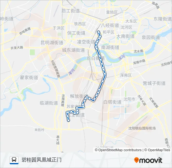 327路 Bus Line Map
