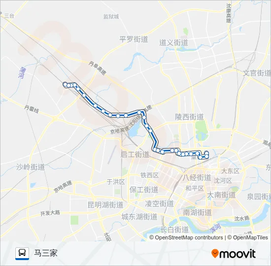 329路 Bus Line Map