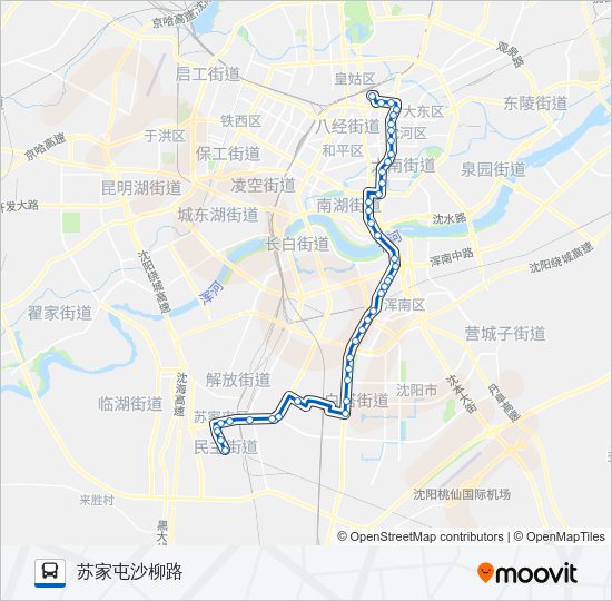 公交333路的线路图