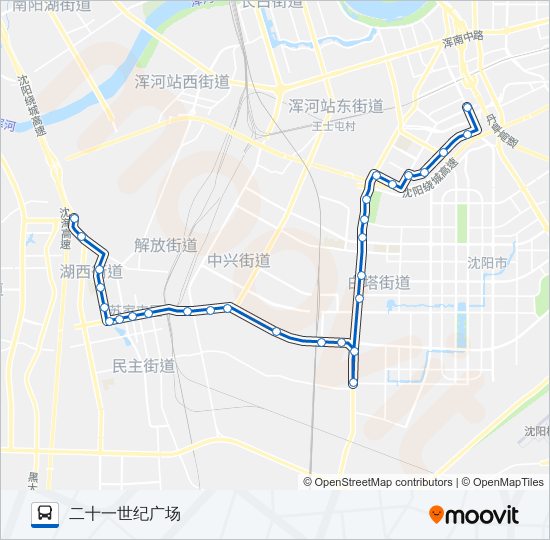 335路route Schedules Stops Maps 二十一世纪广场 Updated