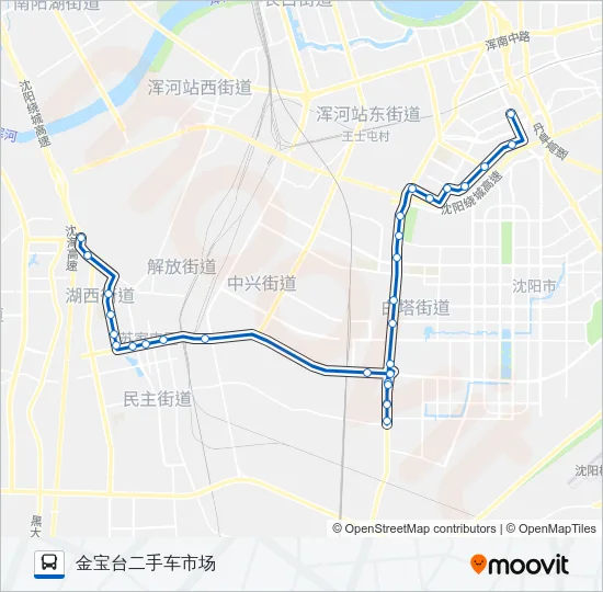335路 Bus Line Map