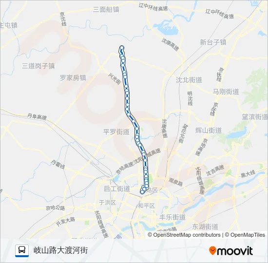 381路 Bus Line Map