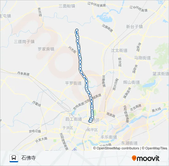 381路 Bus Line Map