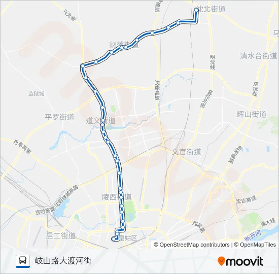 382路 Bus Line Map