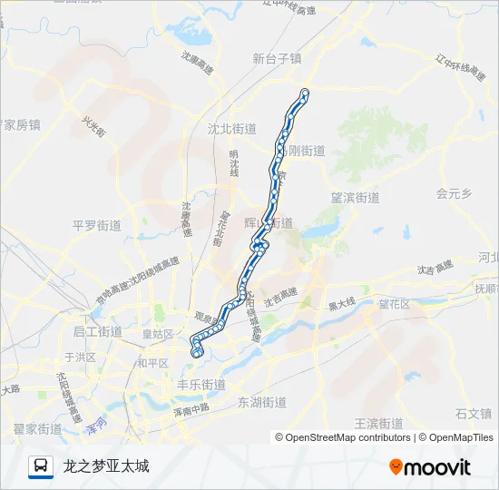 383路 Bus Line Map