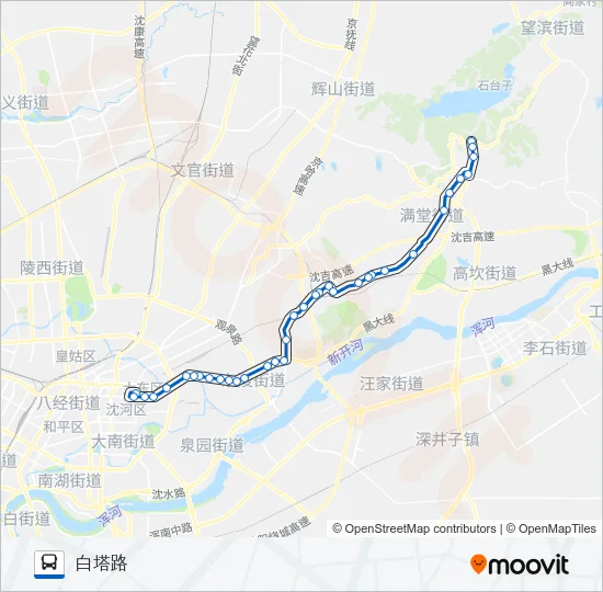 384路 Bus Line Map