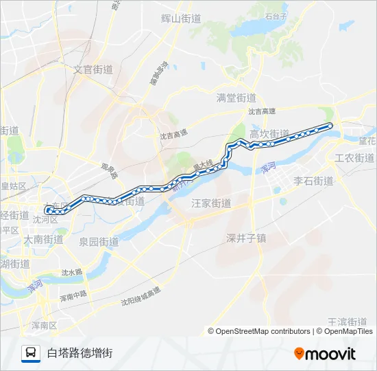 385路 Bus Line Map