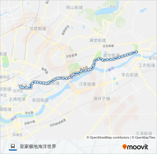 385路 Bus Line Map