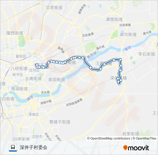 386路 Bus Line Map