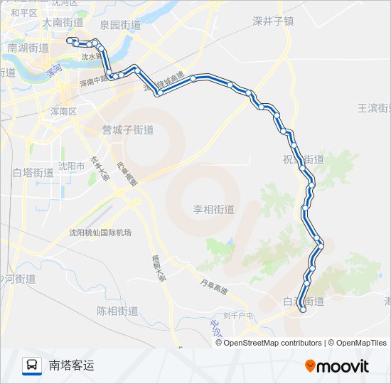 387路 Bus Line Map