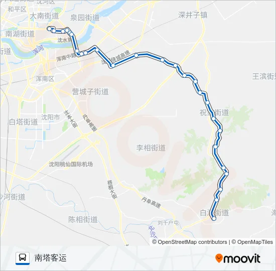 387路 Bus Line Map