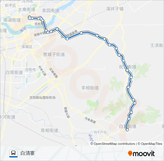 387路 Bus Line Map