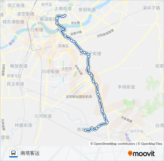 389路 Bus Line Map