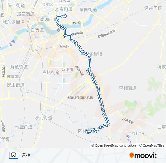 389路 Bus Line Map