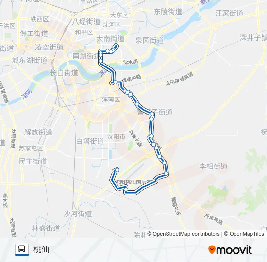 390路 Bus Line Map