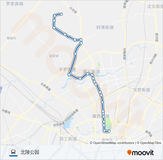 公交393路的线路图