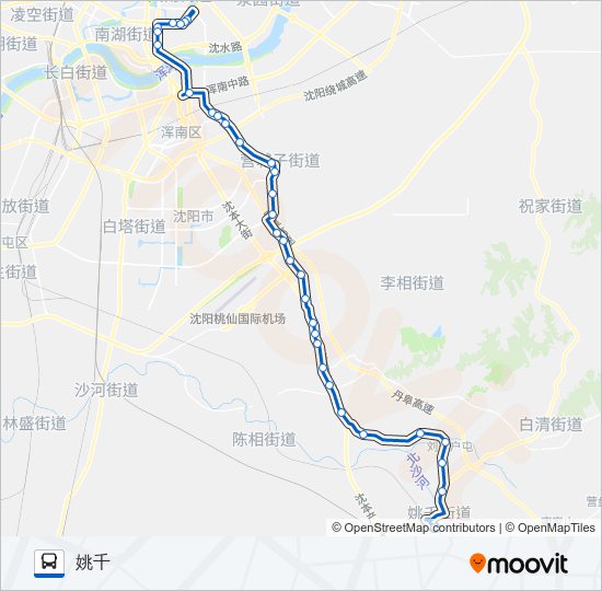 395路 bus Line Map