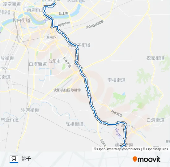 395路 Bus Line Map