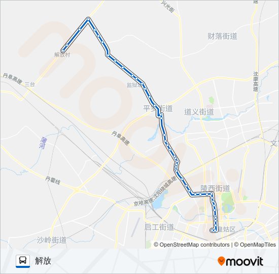 公交397路的线路图