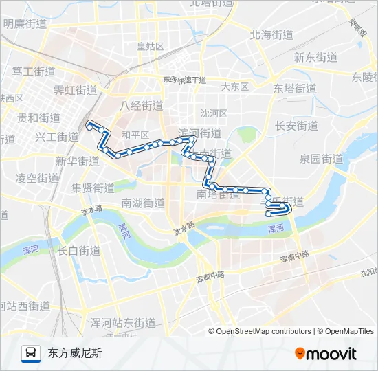 523路 Bus Line Map