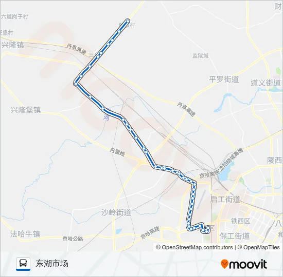 718路 Bus Line Map