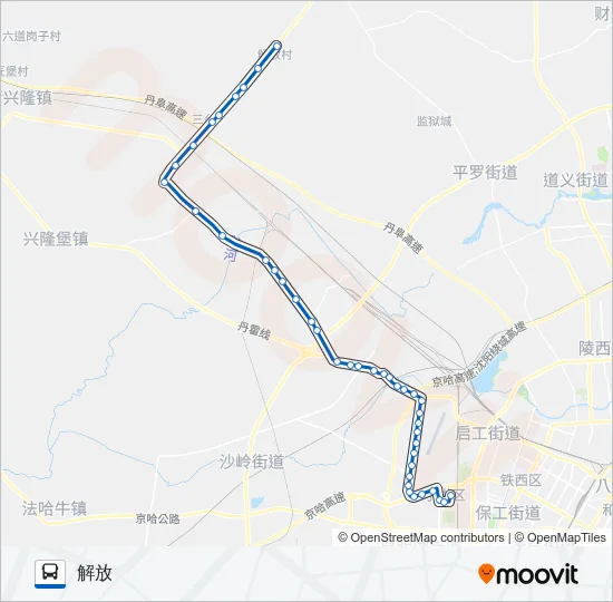 718路 Bus Line Map