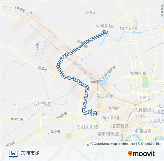 719路 Bus Line Map