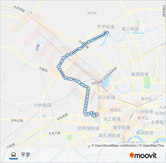 719路 Bus Line Map