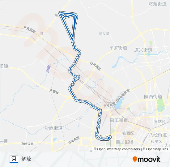 720路 Bus Line Map